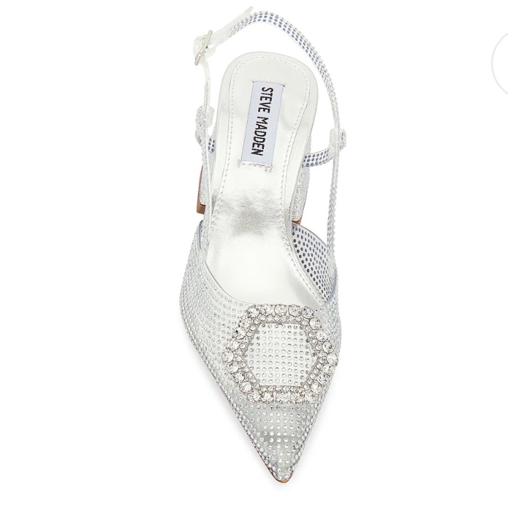 Steve Madden Bergen Heel in Clear Size: 6